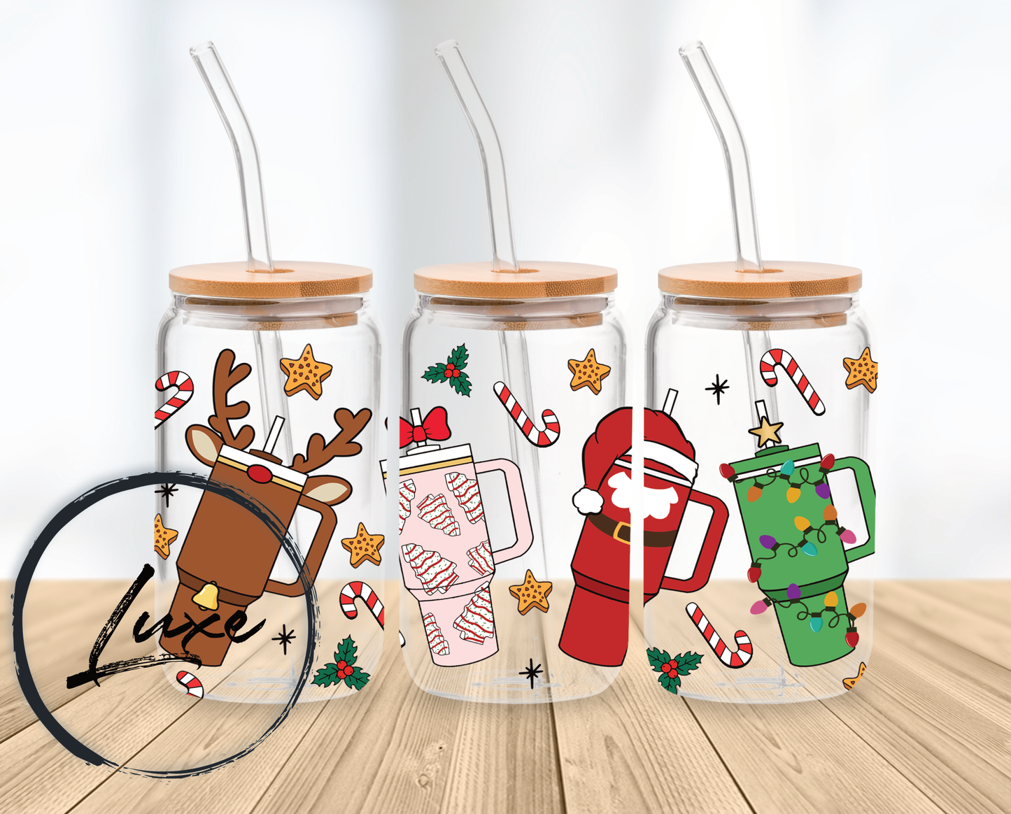 16oz Tumbler #61 - Christmas Stanley