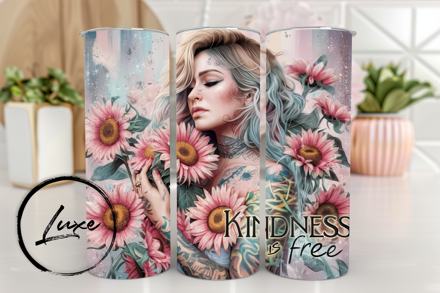 20oz Tumbler #25 - Kindness Is Free
