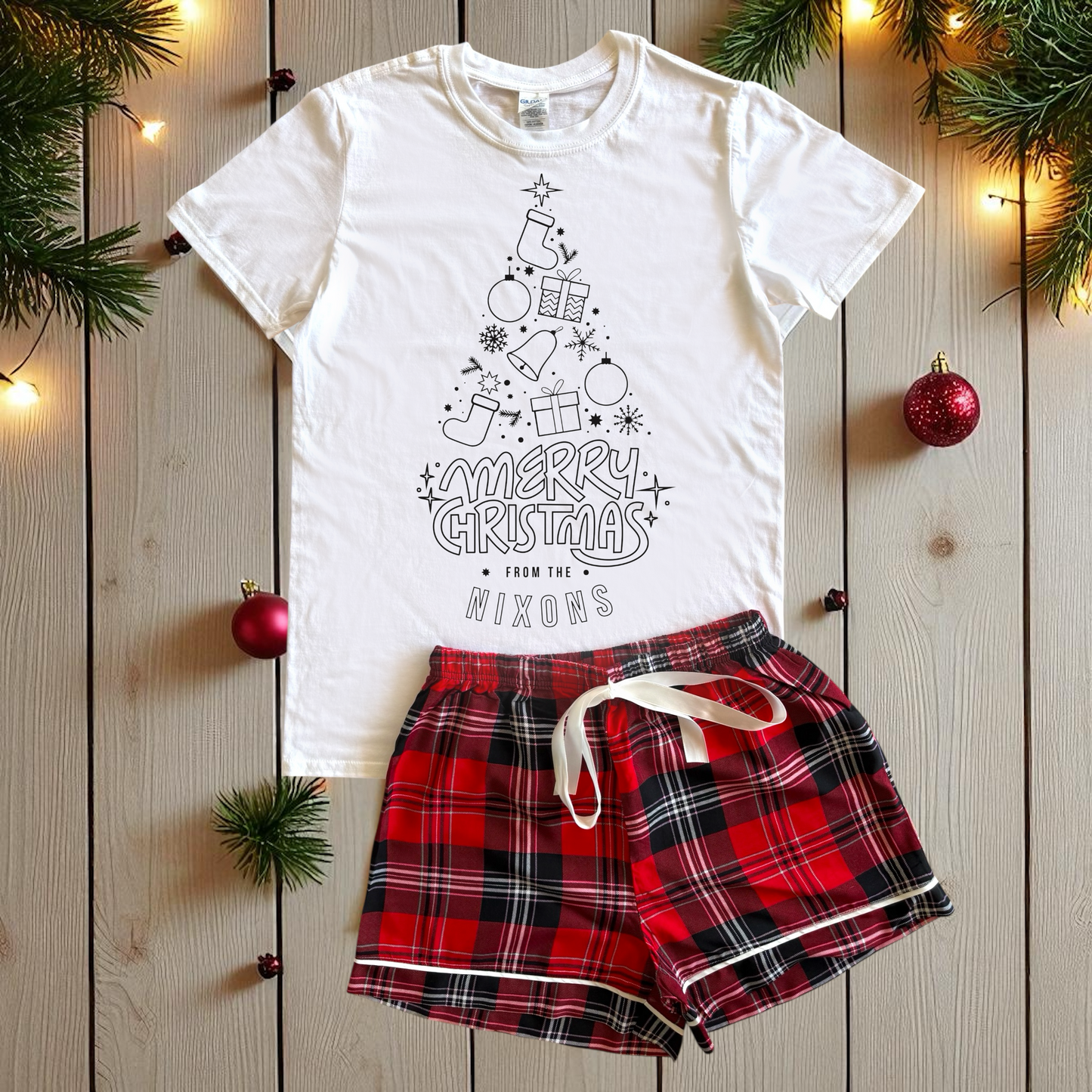 Personalised Family Pyjama Sets - Adults