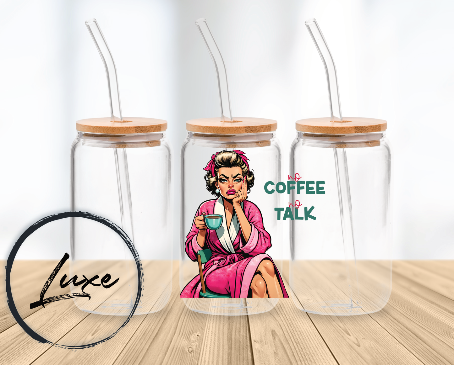 No Coffee No Talk Pin-up Girl