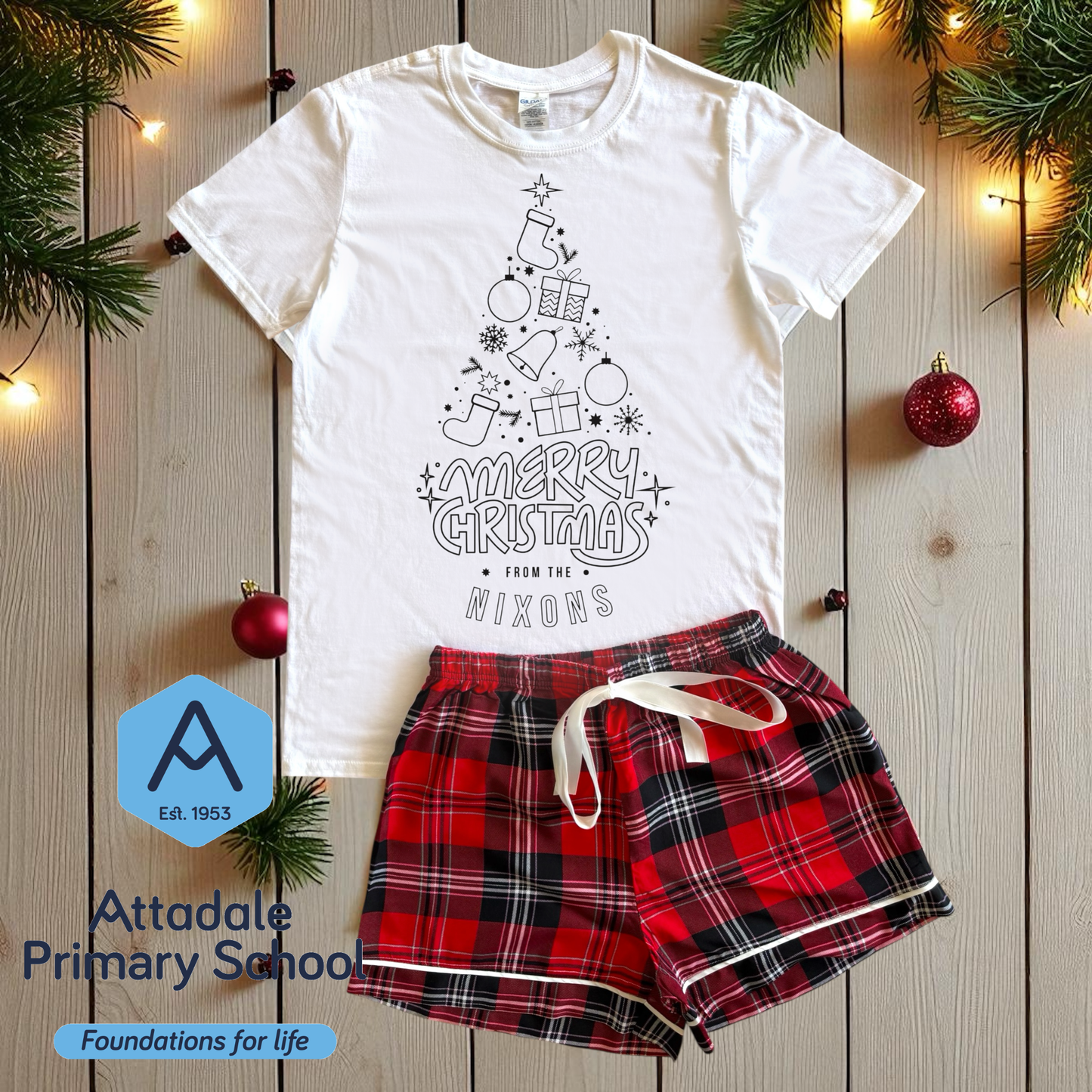 Personalised Family Pyjama Sets - Adults