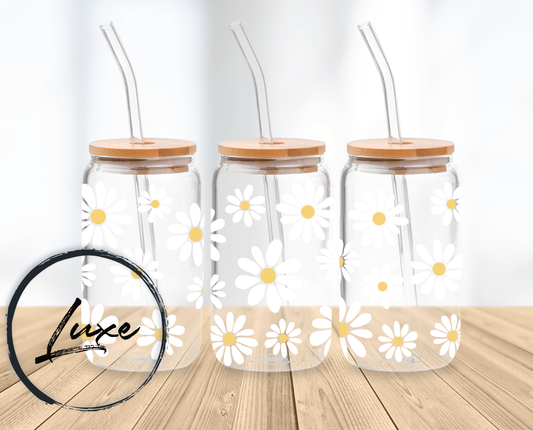 16oz Tumbler #01 - Daisies