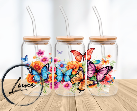16oz Tumbler #39 - Butterflies