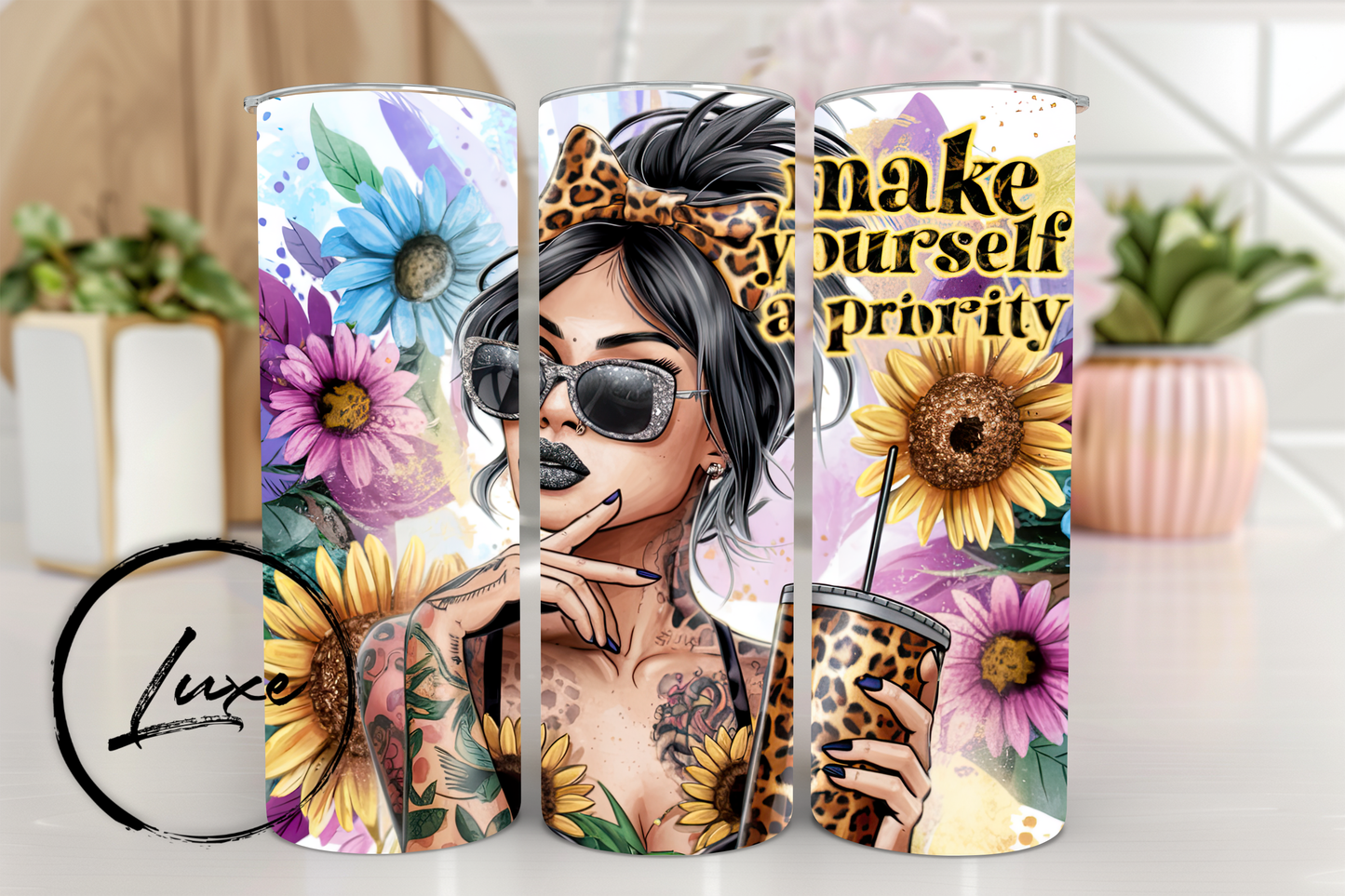 20oz Tumbler #26 - Make Yourself A Priority