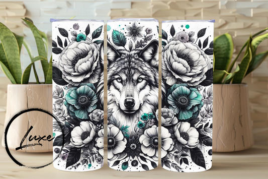 20oz Tumbler #45 - Wolf