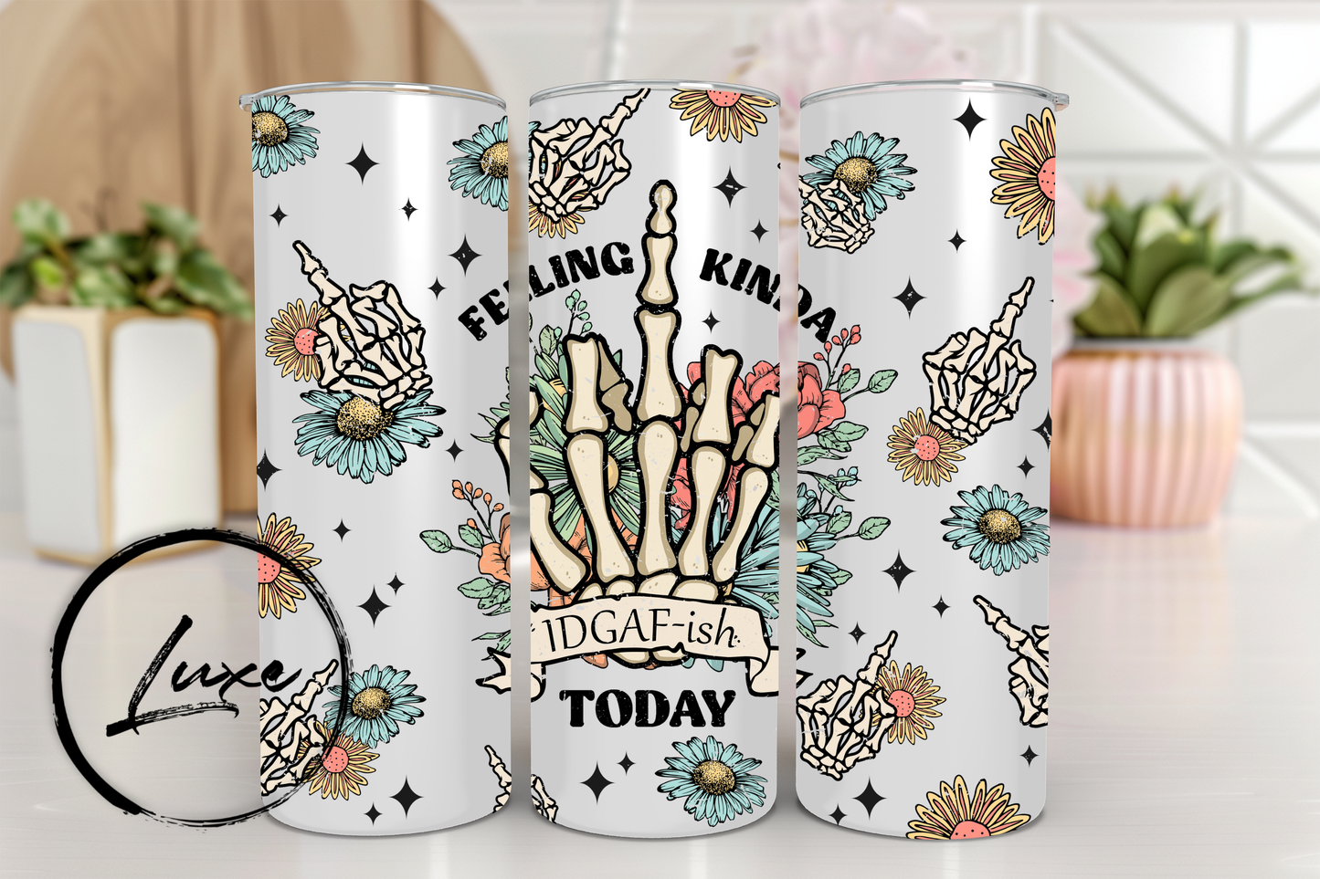 20oz Tumbler #09 - Feeling Kinda IDGAFish Today